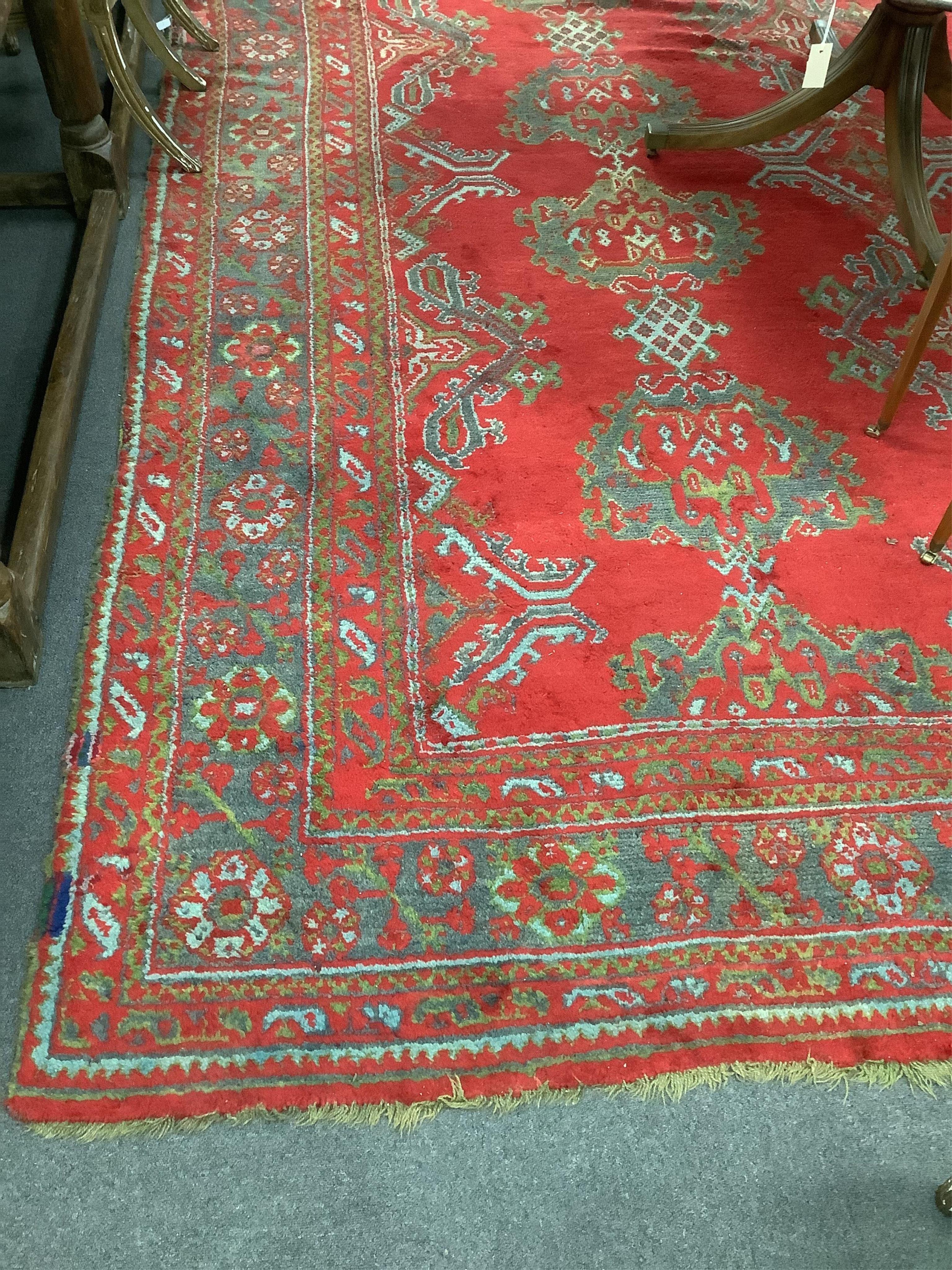 A large Turkish carpet